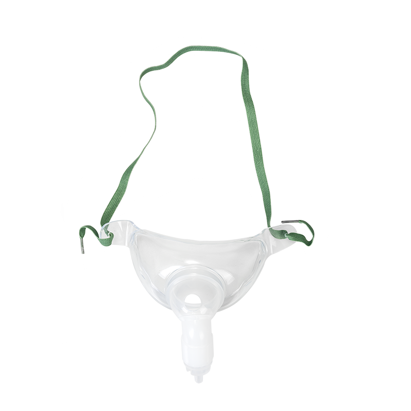 Tracheostomy Mask with Swivel Tubing Connector 5.4mm Adaptor, Adult, 50 Quantity per Case