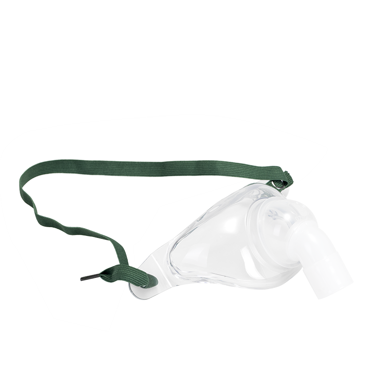 Tracheostomy Mask with Swivel Tubing Connector and One Side Snap, Fits 22mm Aerosol Tubing, Adult, 50 Quantity per Case