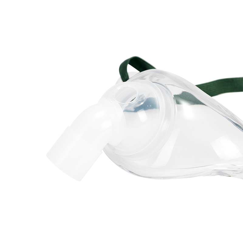 Tracheostomy Mask with Swivel Tubing Connector and One Side Snap, Fits 22mm Aerosol Tubing, Adult, 50 Quantity per Case