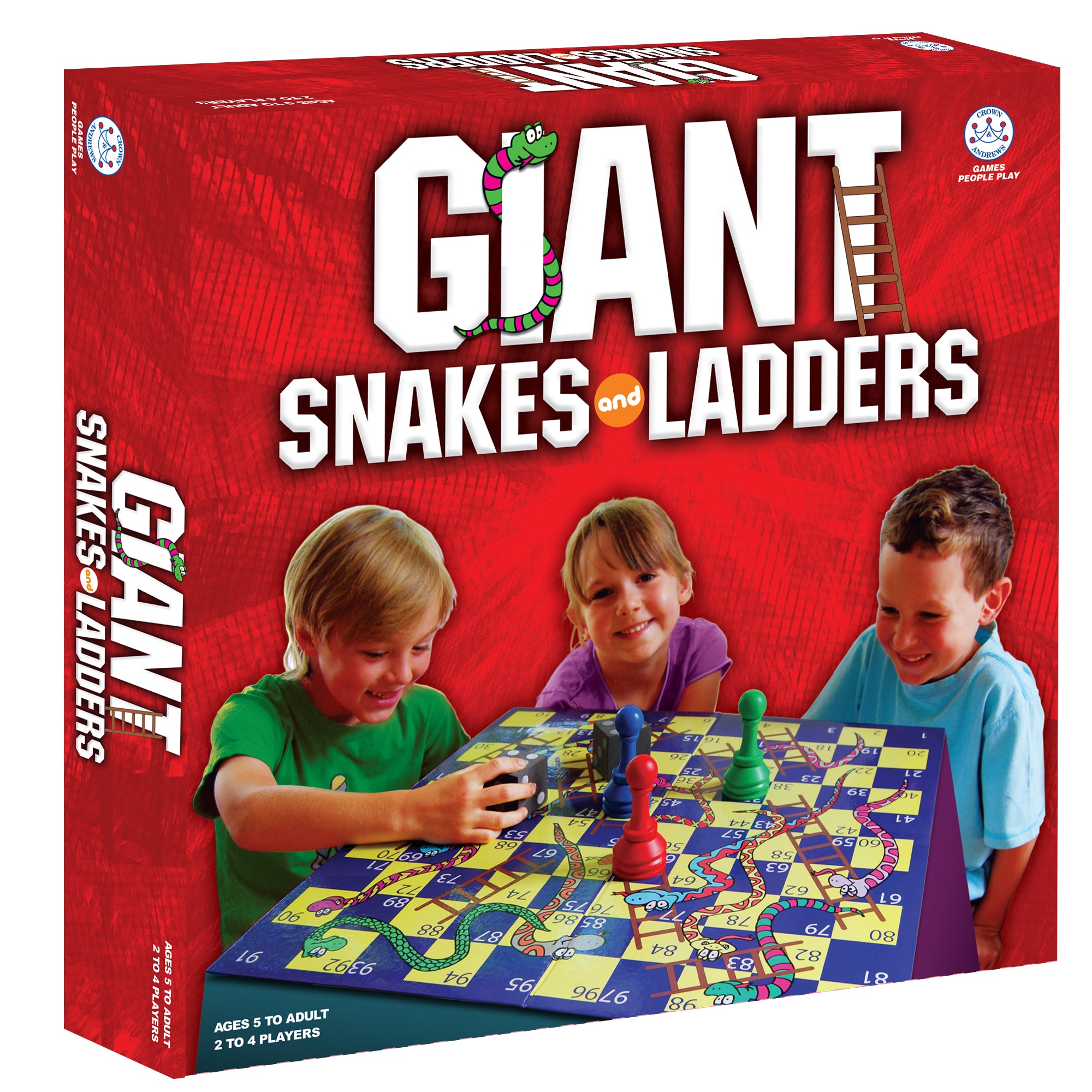 Giant Snakes & Ladders (57x57cm)