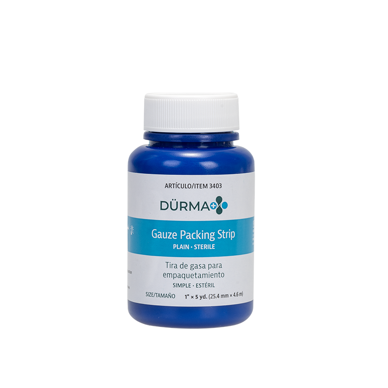 Packing Strips Plain - Sterile, 1" x 5 yd - 12 Bottles per Case