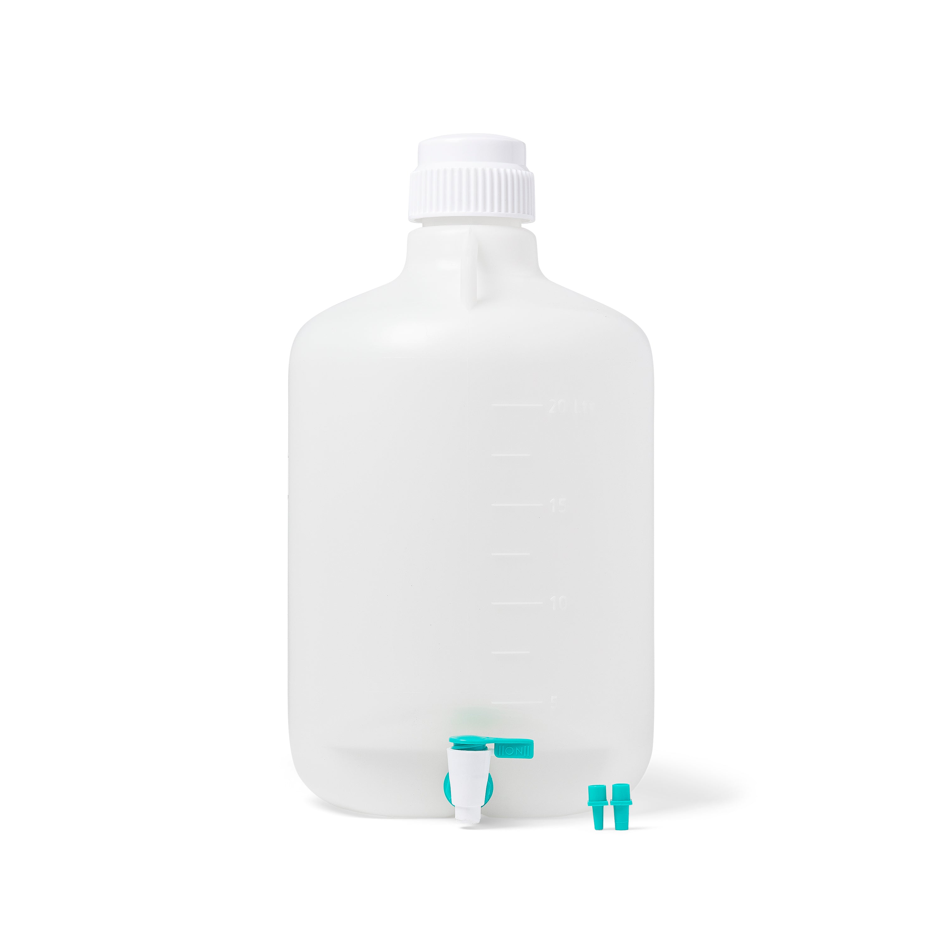 United Scientific® Carboy W/Stopcock, PP, 20-Liter
