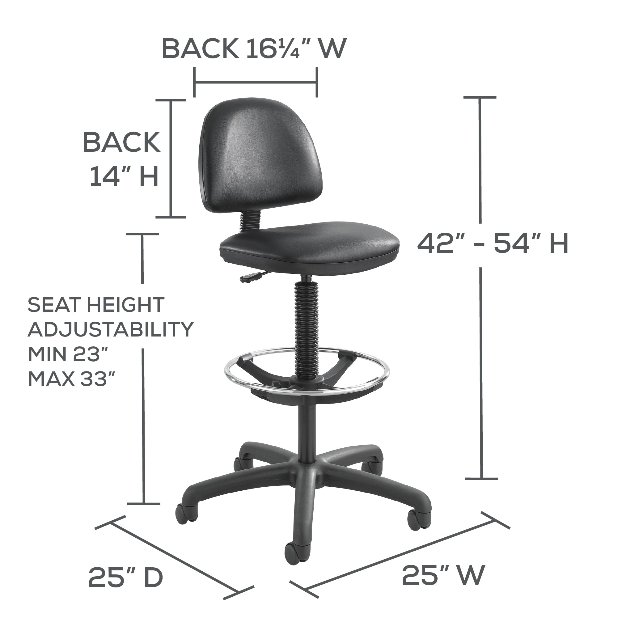 Chair Precision Draft Vnl Blk