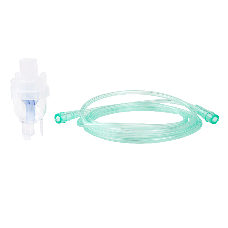 Small Volume Nebulizer 6cc Cup with 7' (2.1m) Tubing, Standard Connector, 50 Quantity per Case