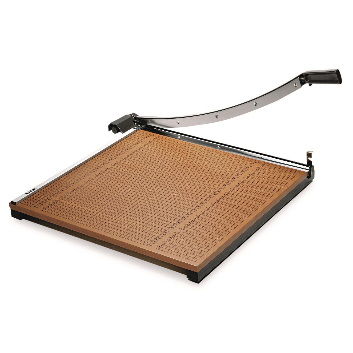 20 Sheet Cutting Capacity - 18" Cutting Length - 24" Height x 24" Width - Accurate Cutting/Trimming, Durable, Safety Guard, Self-sharpening, Heavy Duty - Solid Wood, Steel - Gray - 1 Each