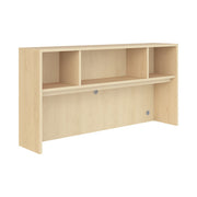 OfficeSource Laminate Open Hutch - 71"W - Maple