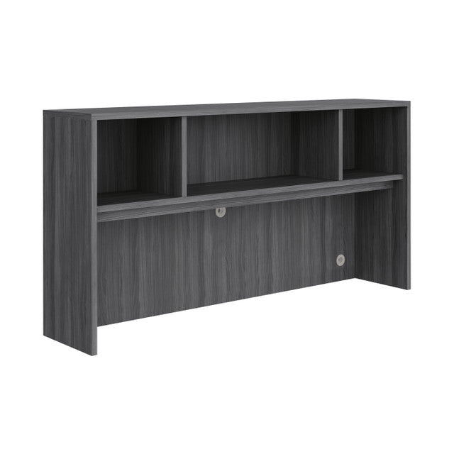OfficeSource Laminate Open Hutch - 71"W - Coastal Gray