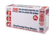 OmniShield Vinyl Powder Free Multi-Purpose Gloves with AMS Technology (Large), 100 Pcs/Box, 10 Box/Cs