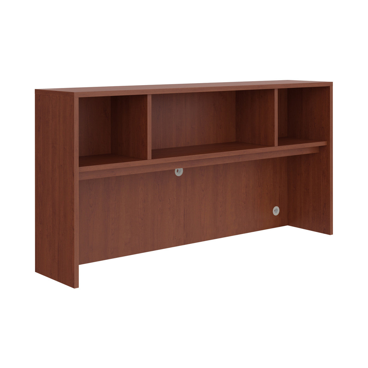 OfficeSource Laminate Open Hutch - 71"W - Cherry