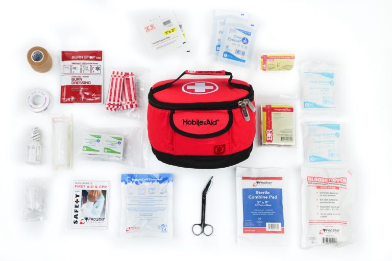 MobileAid® Tag-Along™ Trauma First Aid Kit, Ready-Red