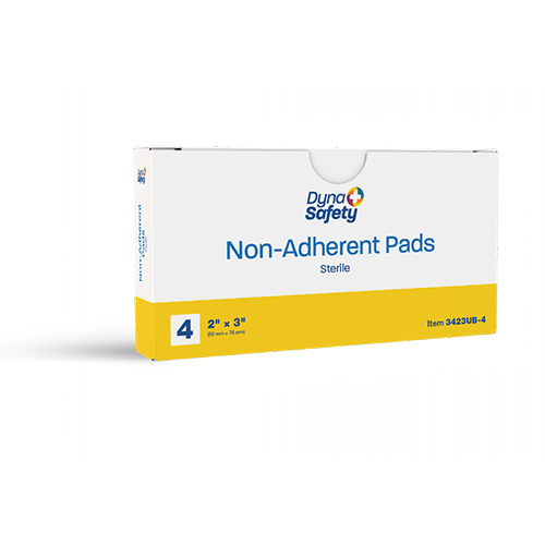 Non-Adherent Pads - Sterile, 2" x 3" - 4 pcs per Box/100 Boxes per Case