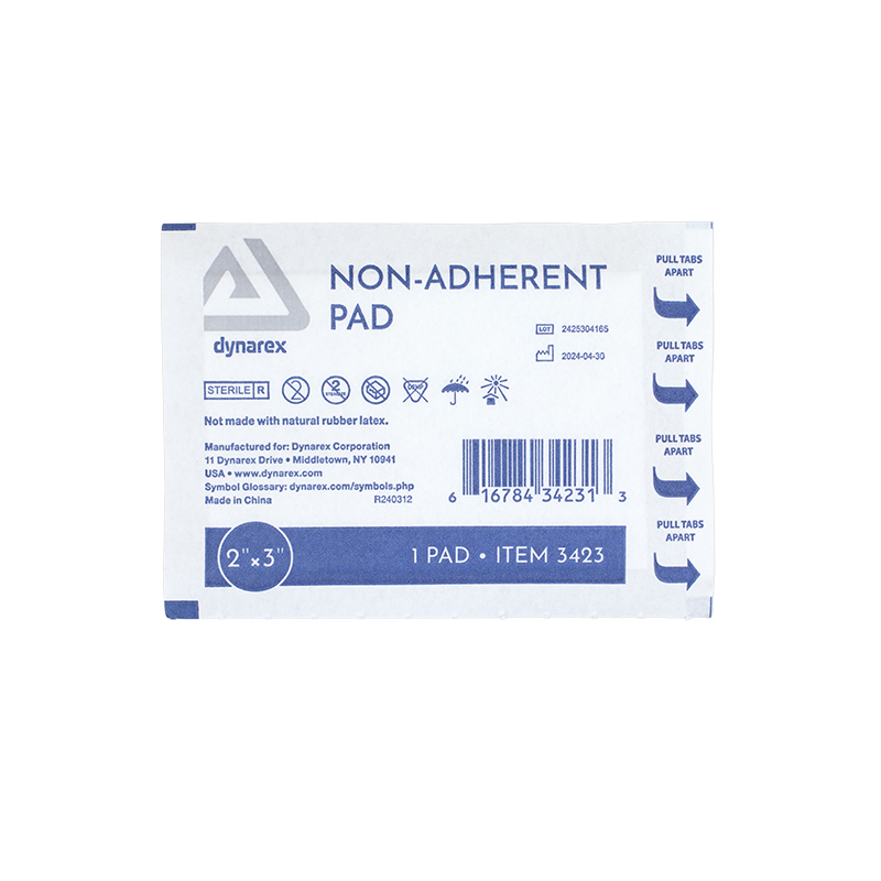 Non-Adherent Pads - Sterile, 2" x 3" - 4 pcs per Box/100 Boxes per Case