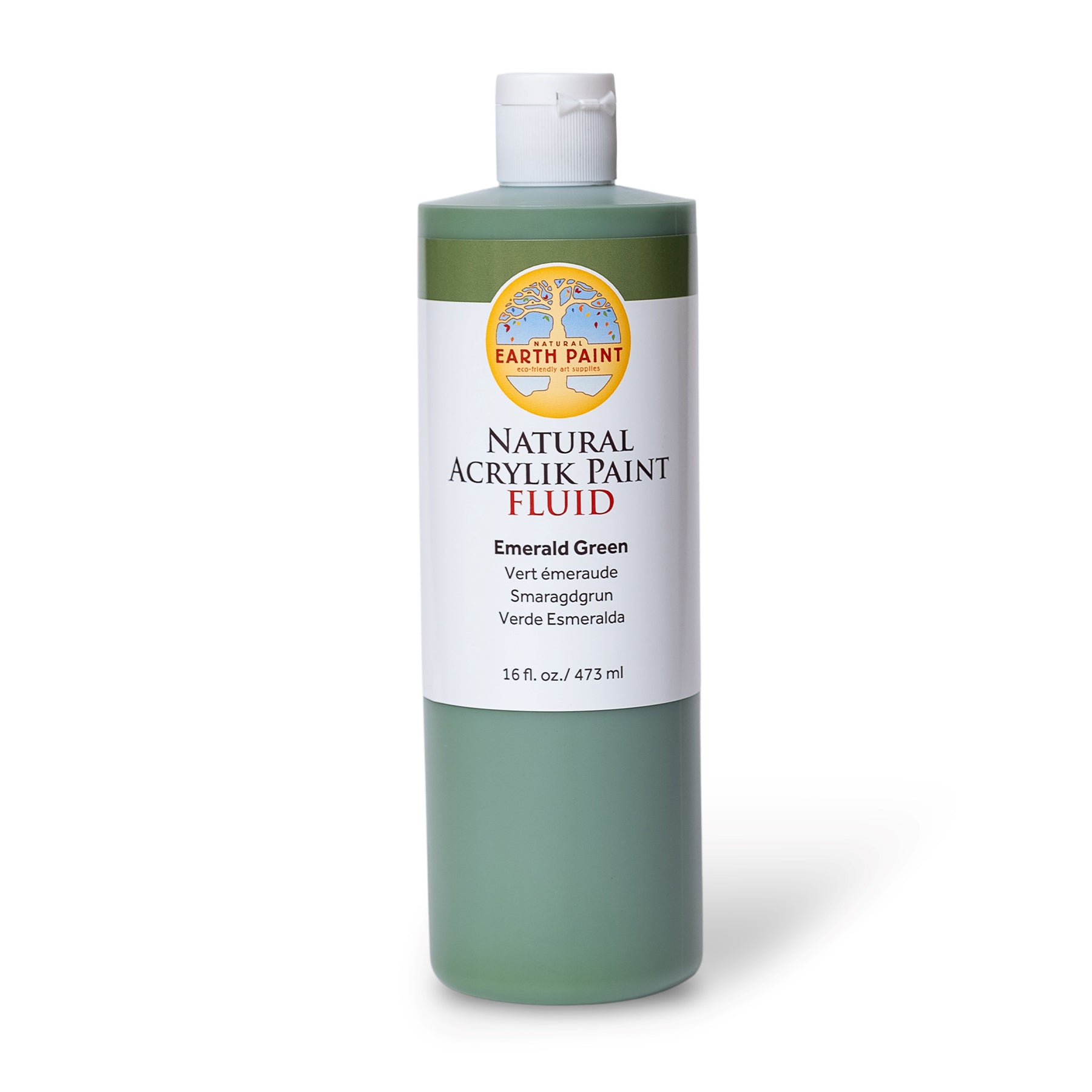 Natural Fluid Acrylik - 16 oz - Emerald Green