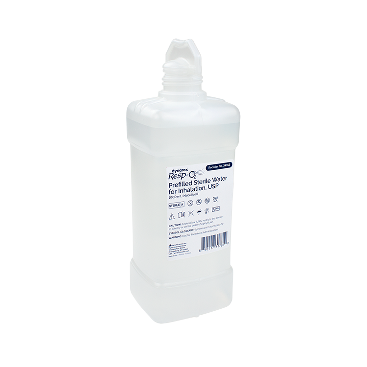 Prefilled Sterile Water For Inhalation USP, 1000mL, 12 Quantity per Case