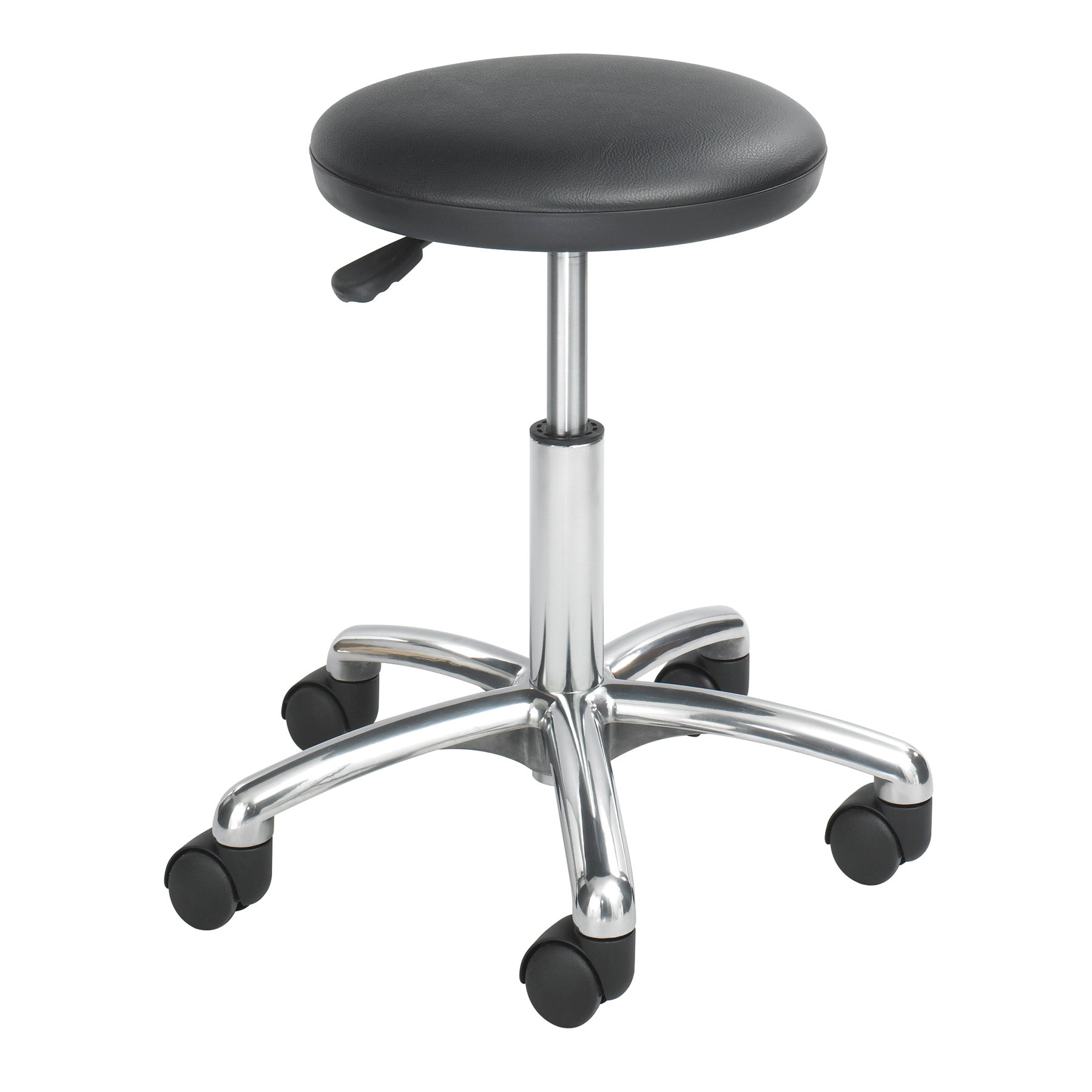 Stool Lab Economy Pneu Vnl Blk