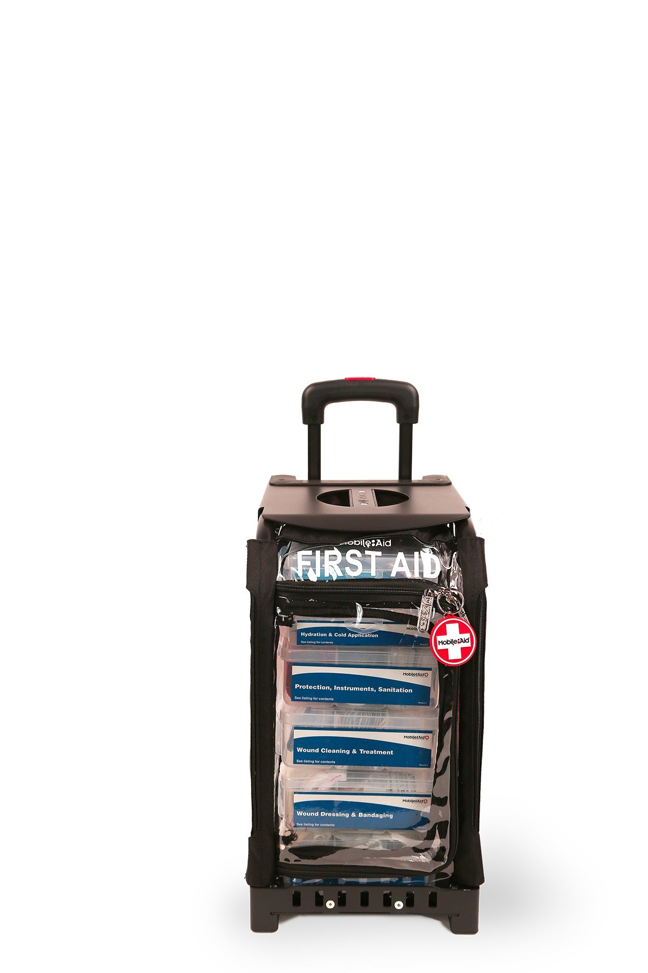 MobileAid® Easy-Roll™ Trauma First Aid Station - Clear-View™