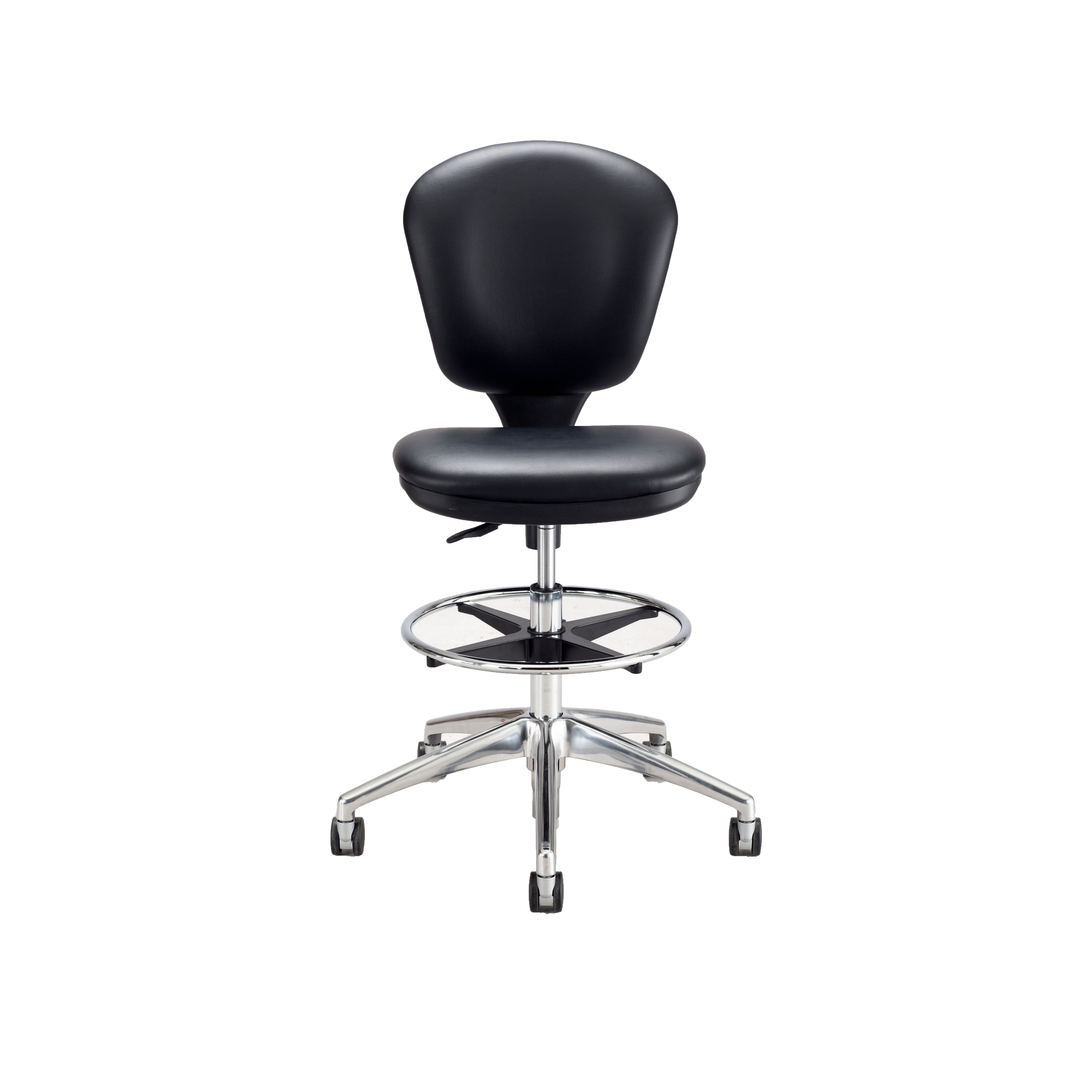 Chair Metro Ext Ht Blk Vynl