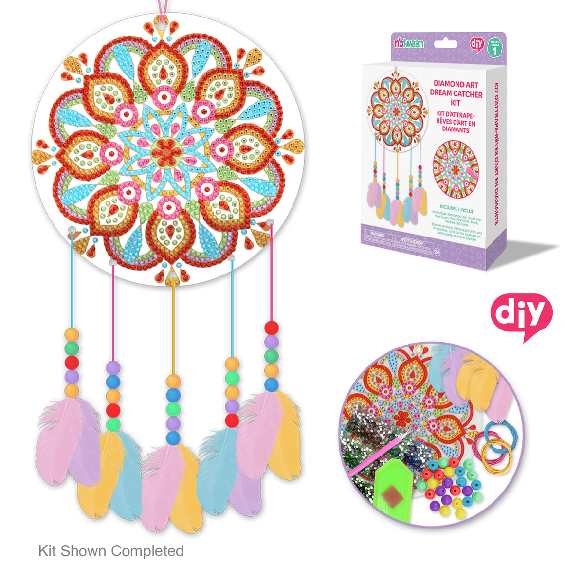 DIAMOND PAINTING DREAM CATCHER KIT