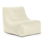 Jaxx Ponce Nautical Edition - Casual Bean Bag Seating for Boat, Yacht & Watersports - Marine Vinyl White