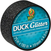 Duck Brand .75 in X 5 Yd Black Glitter Crafting Tape