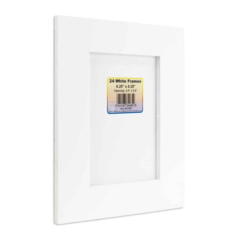 Frames - White, 12 ct., Medium