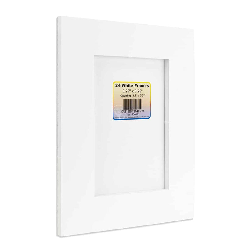 Frames - White, 24 ct., Medium