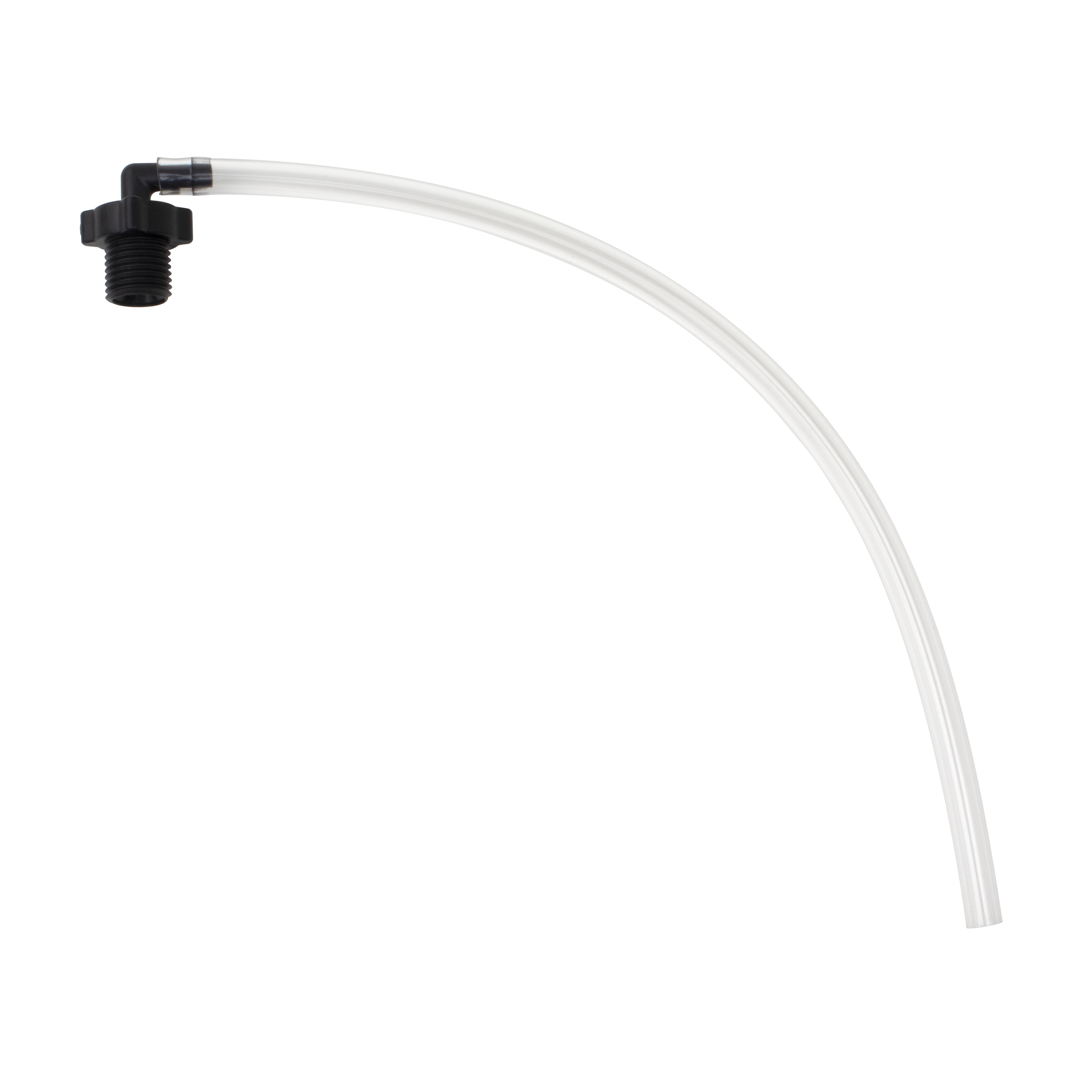 Oxygen Humidifier Elbow Connector with 12" Tubing, 10 Quantity per Case
