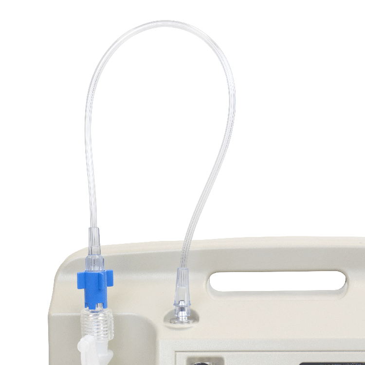 Oxygen Humidifier Straight Connectors with 15" Tubing, 50 Quantity per Case