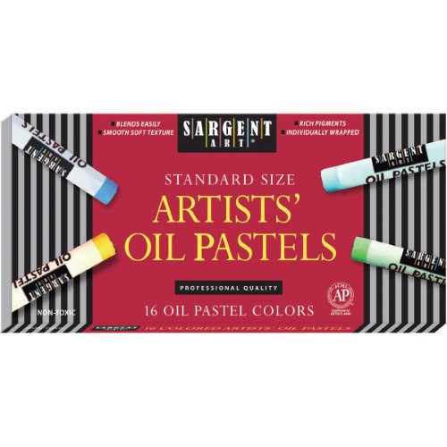 Sargent Art Artists  Oil Pastels - Assorted Colors  Set of 16