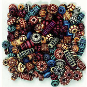 Creativity Street Unique Patterned Beads, 4 Oz.