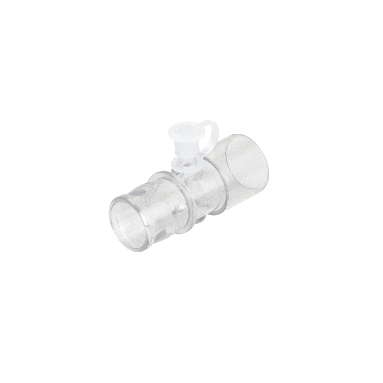 Straight Adaptor with Oxygen Stem, 22mm OD x 22mm ID with Oxygen Stem50 Quantity per Case