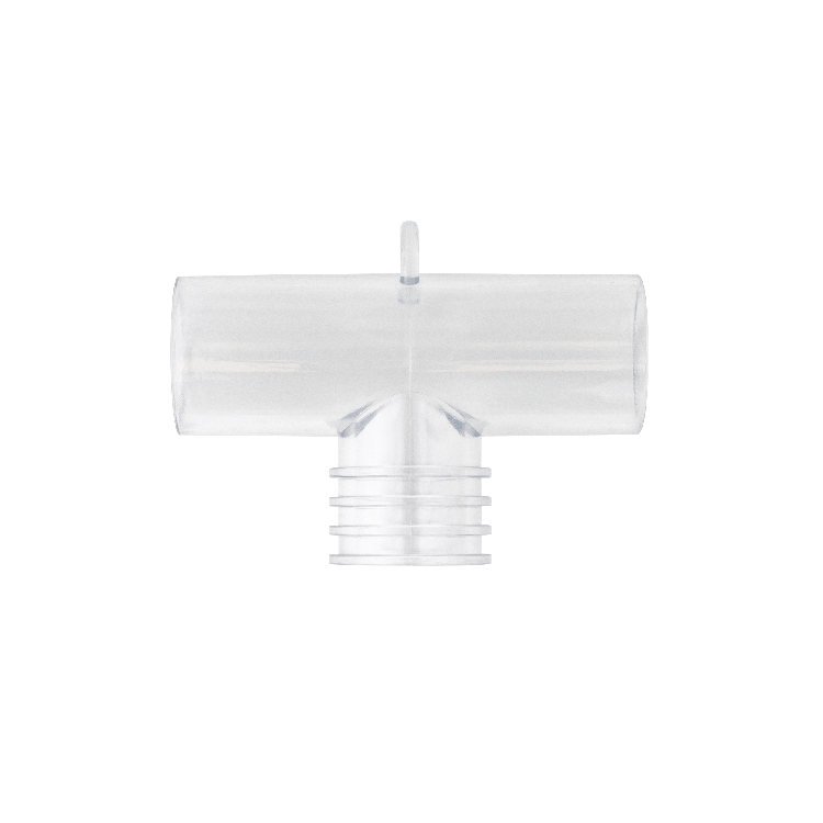 Aerosol Tee Connector Standard, Standard 22mm OD x 15mm ID x 22mm OD Connections50 Quantity per Case
