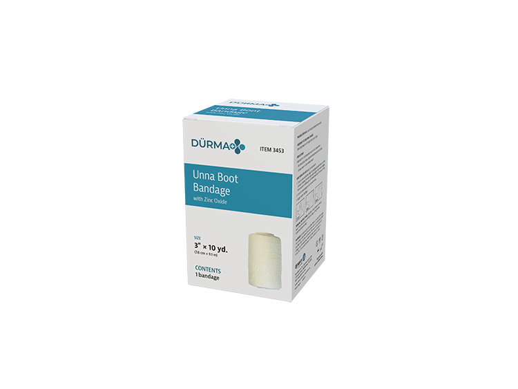 Unna Boot Bandages, 3" x 10 yd - 12 boxes per Box