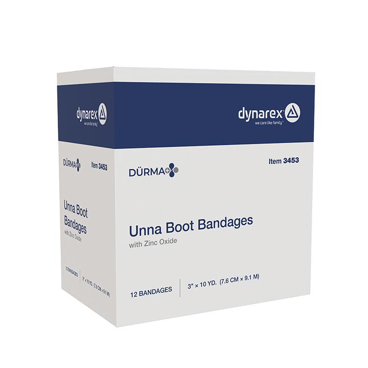 Unna Boot Bandages, 3" x 10 yd - 12 boxes per Box