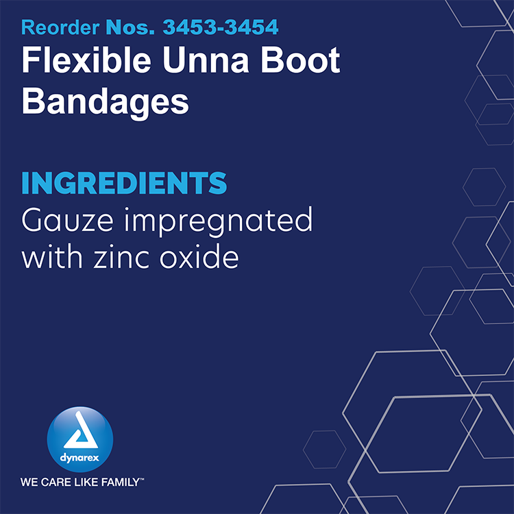 Unna Boot Bandages, 3" x 10 yd - 12 boxes per Box