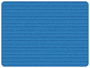 KIDSoft Subtle Stripes Tonal Solid Rug - 3ft x 4ft - Rectangle - Primary Blue
