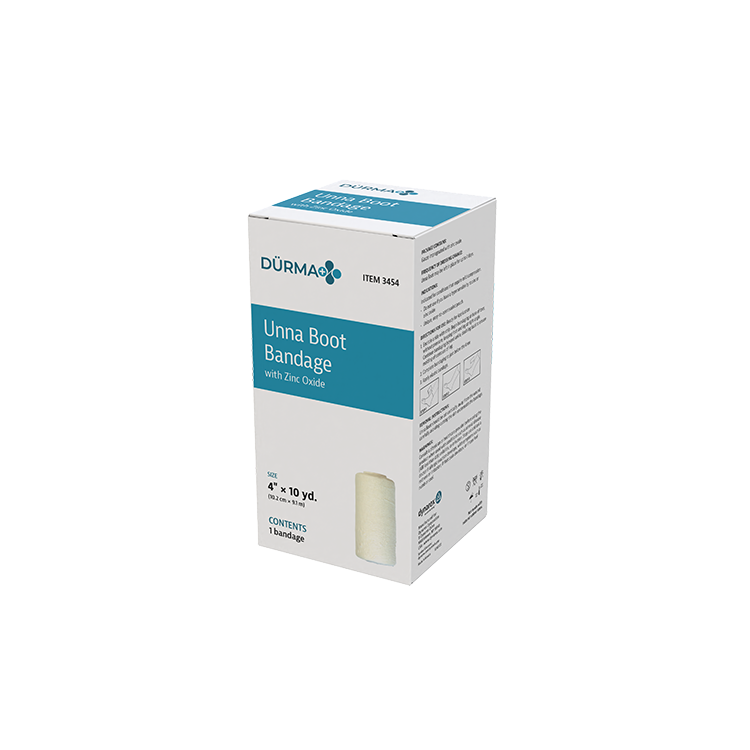 Unna Boot Bandages, 4" x 10 yd - 12 boxes per Box