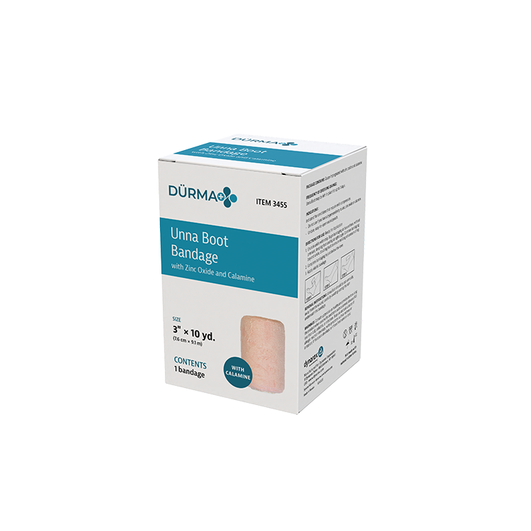 Unna Boot Bandages w/ Calamine, 3" x 10 yd - 12 boxes per Box