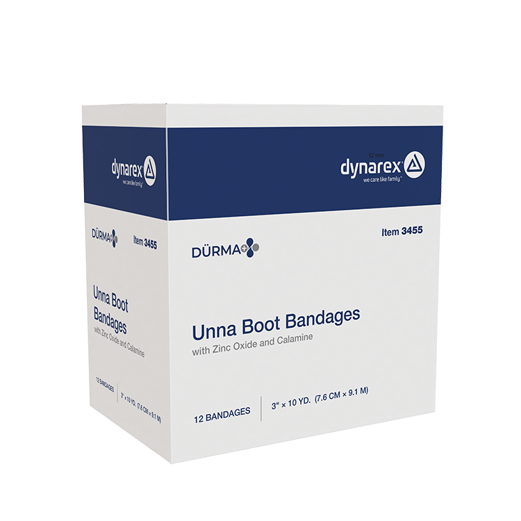 Unna Boot Bandages w/ Calamine, 3" x 10 yd - 12 boxes per Box