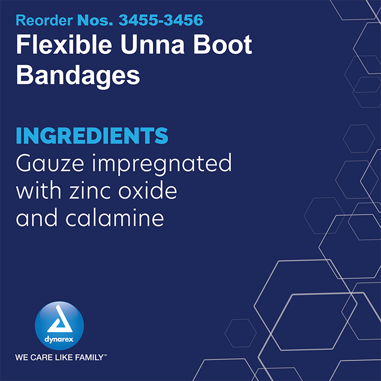 Unna Boot Bandages w/ Calamine, 3" x 10 yd - 12 boxes per Box