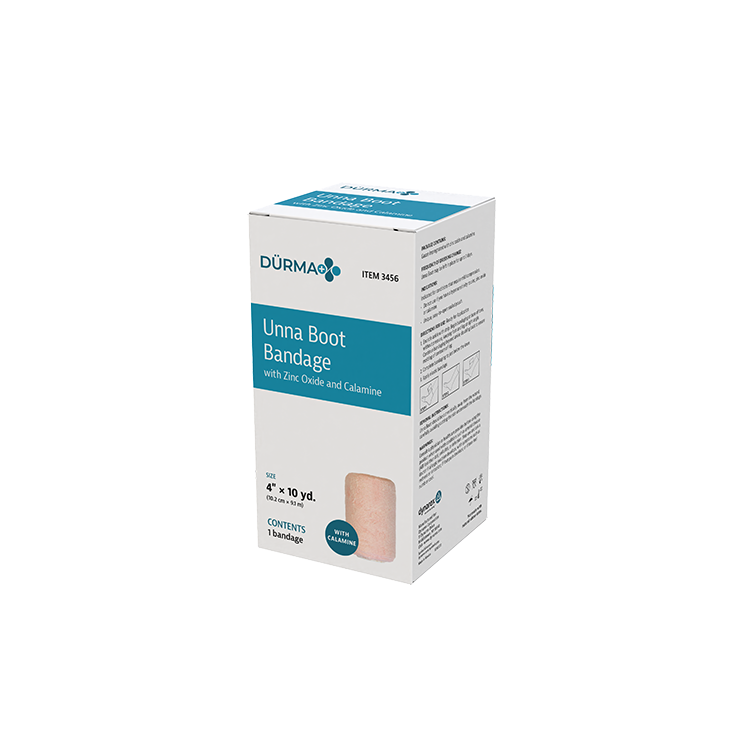 Unna Boot Bandages w/ Calamine, 4" x 10 yd - 12 boxes per Box