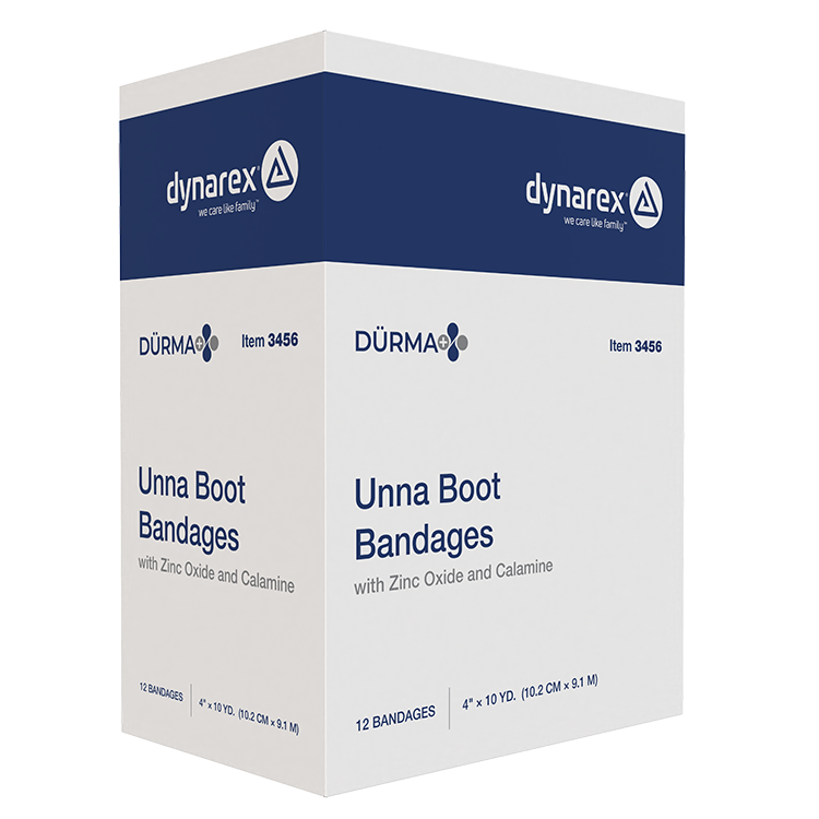 Unna Boot Bandages w/ Calamine, 4" x 10 yd - 12 boxes per Box