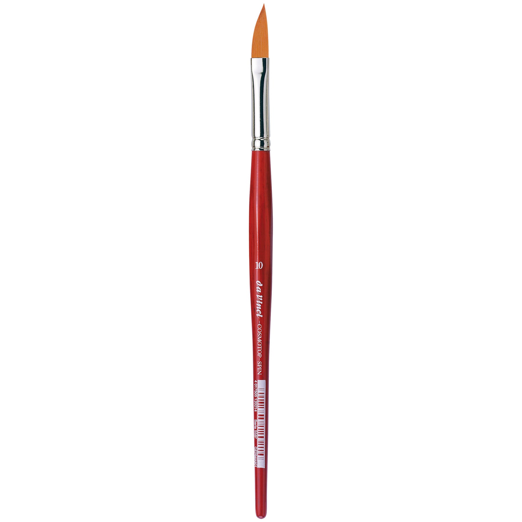 COSMOTOP-SPIN Striper Brush, Synthetic, Watercolor, Slant, Size 10