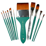 Crystal Variety Brush Set, 11 Brushes