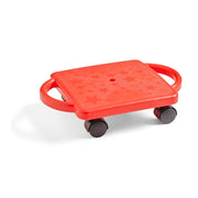 SCOOTER, PLASTIC W/HANDLES, RED