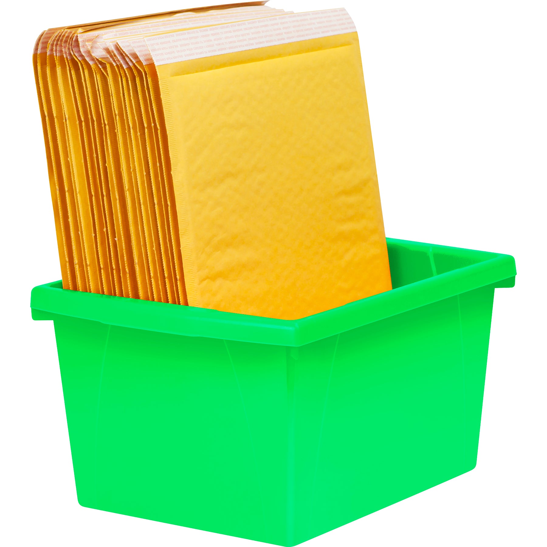 Small Classroom Storage Bin, Green