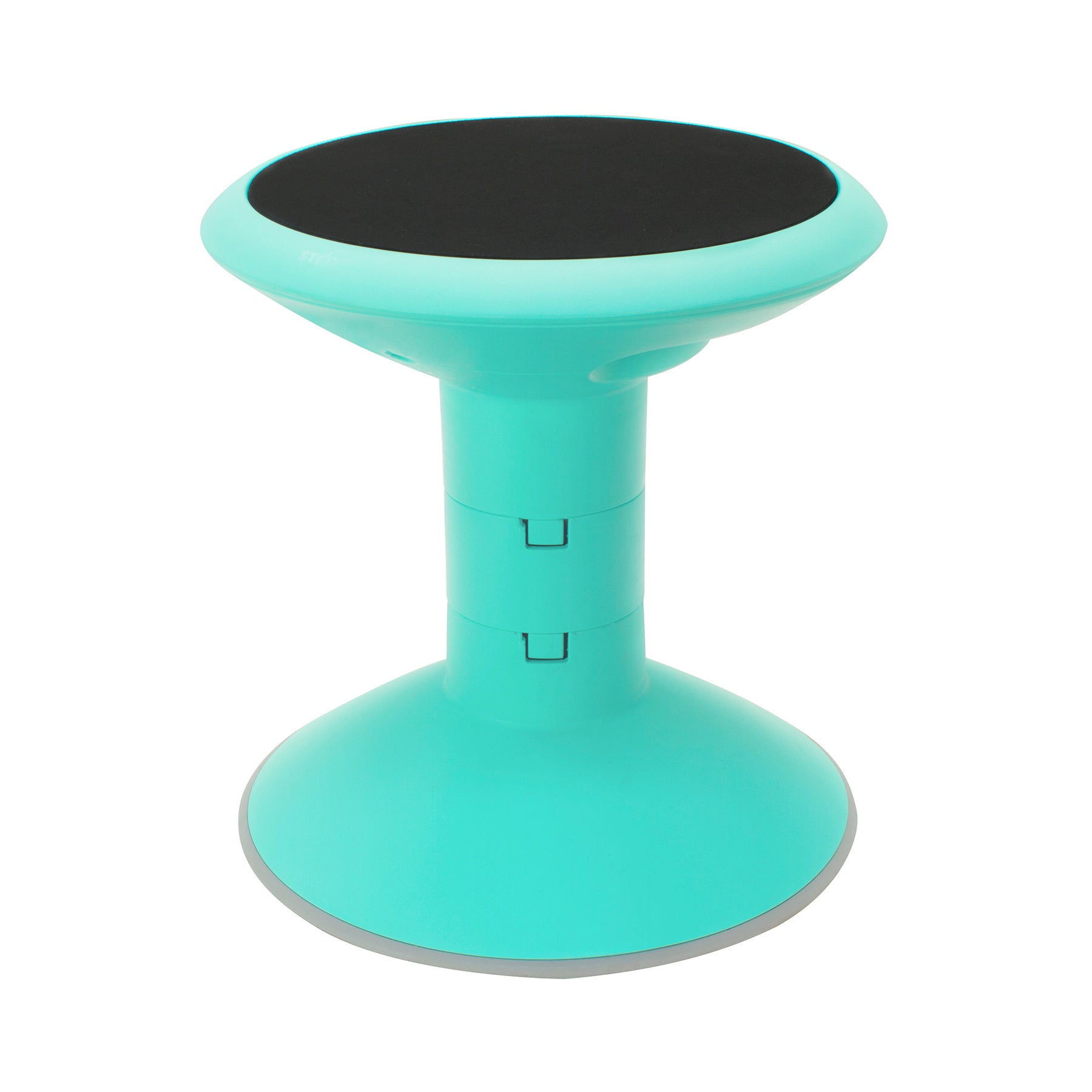 Wiggle stool, 12 to 18-inch, Teal