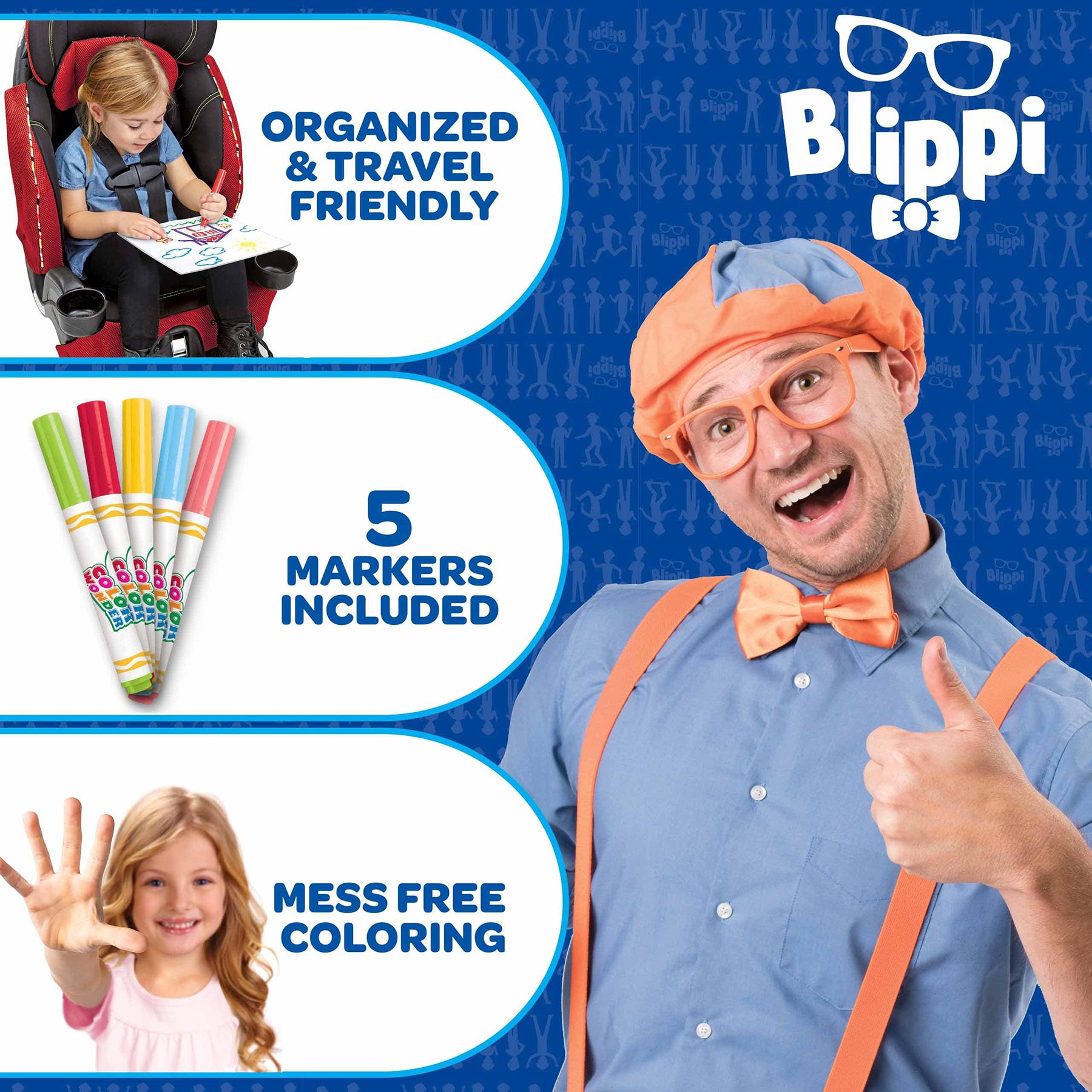 Color Wonder® Coloring Pad & Markers, Blippi