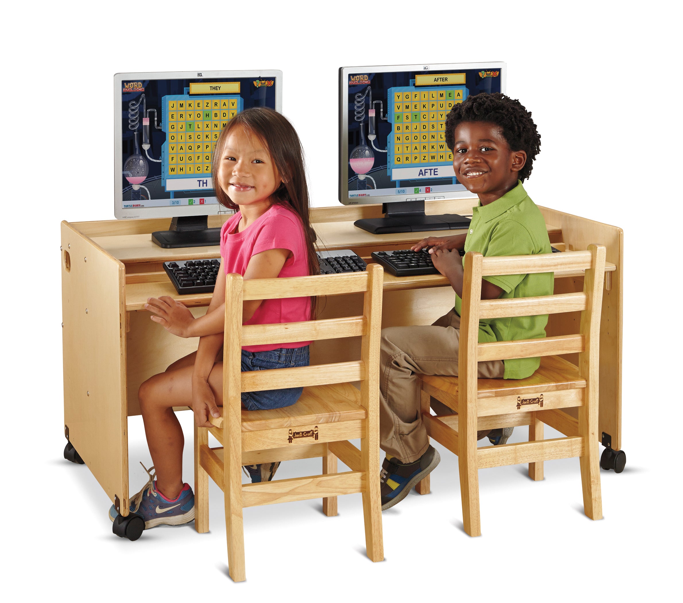Jonti-Craft® Enterprise Single Computer Desk