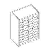 Mailflow Systems Sorter, 20 Sorting Pockets without Plexi Doors